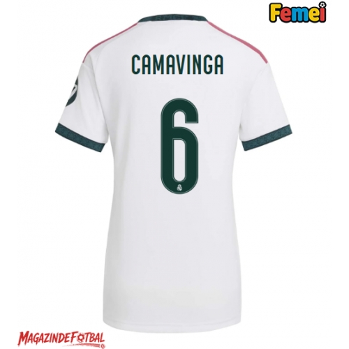 Real Madrid Eduardo Camavinga #6 Tricou Fotbal Replică 2026-27 Femei Acasa Real Madrid Eduardo Camavinga #6 Tricou Fotbal Replică 2026-27 Femei Acasa